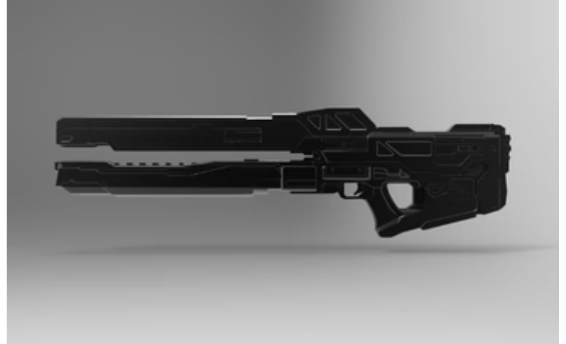 Halo Railgun Full Size Prop