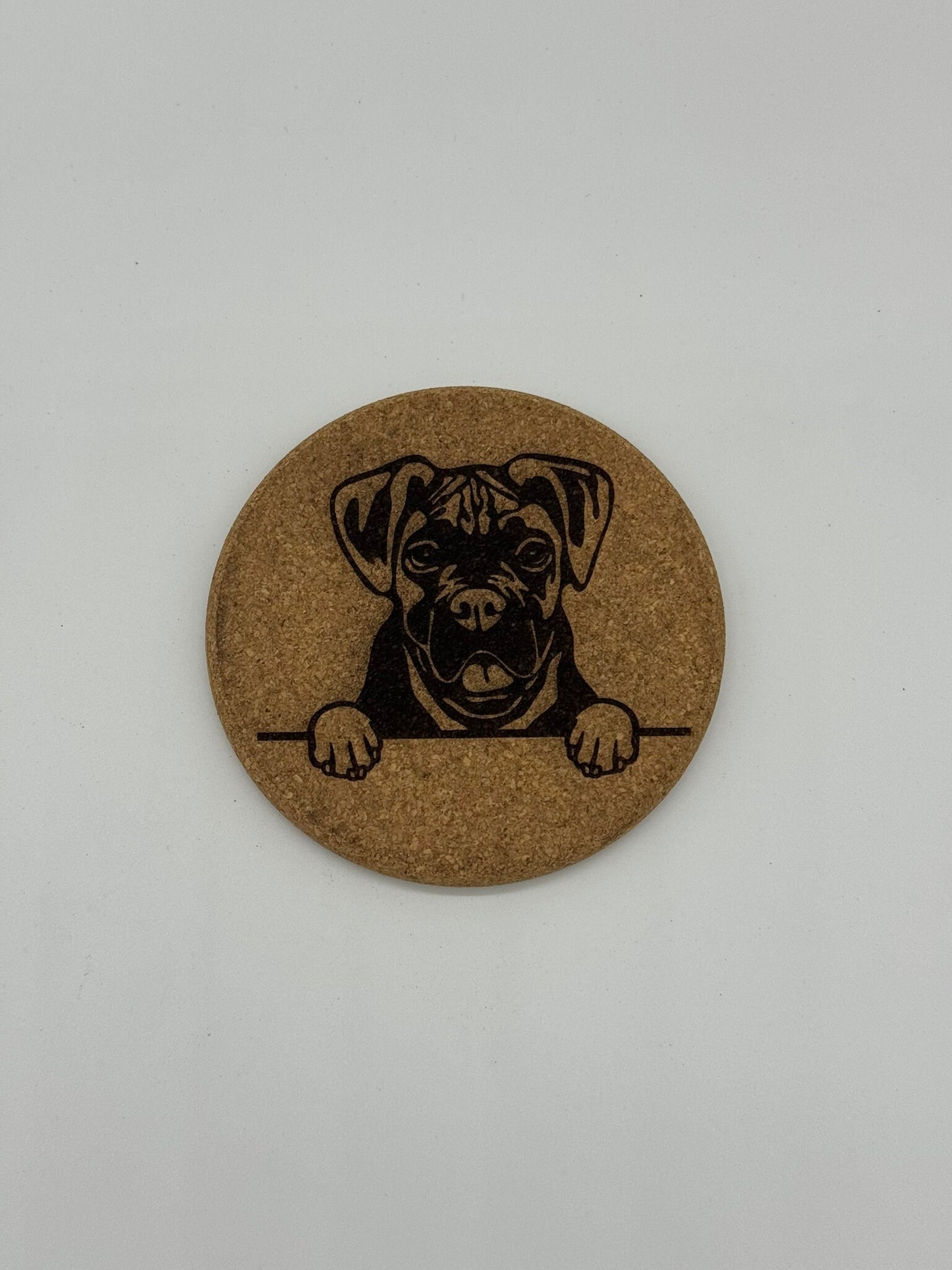 Custom Engraved Cork Coaster Set (8)