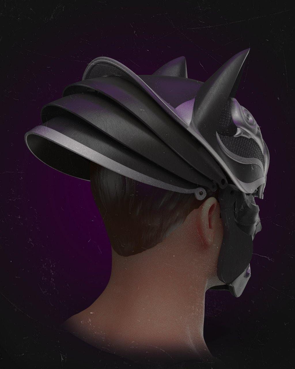 Shinobi Black Panther Cosplay Helmet