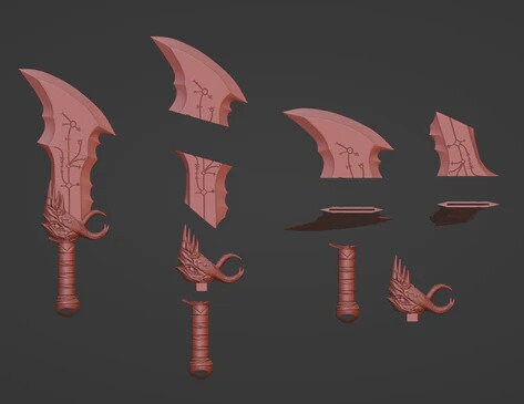 God of War Blades of Chaos Cosplay Weapon