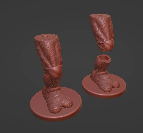 Ninja Turtle Leg Lamp
