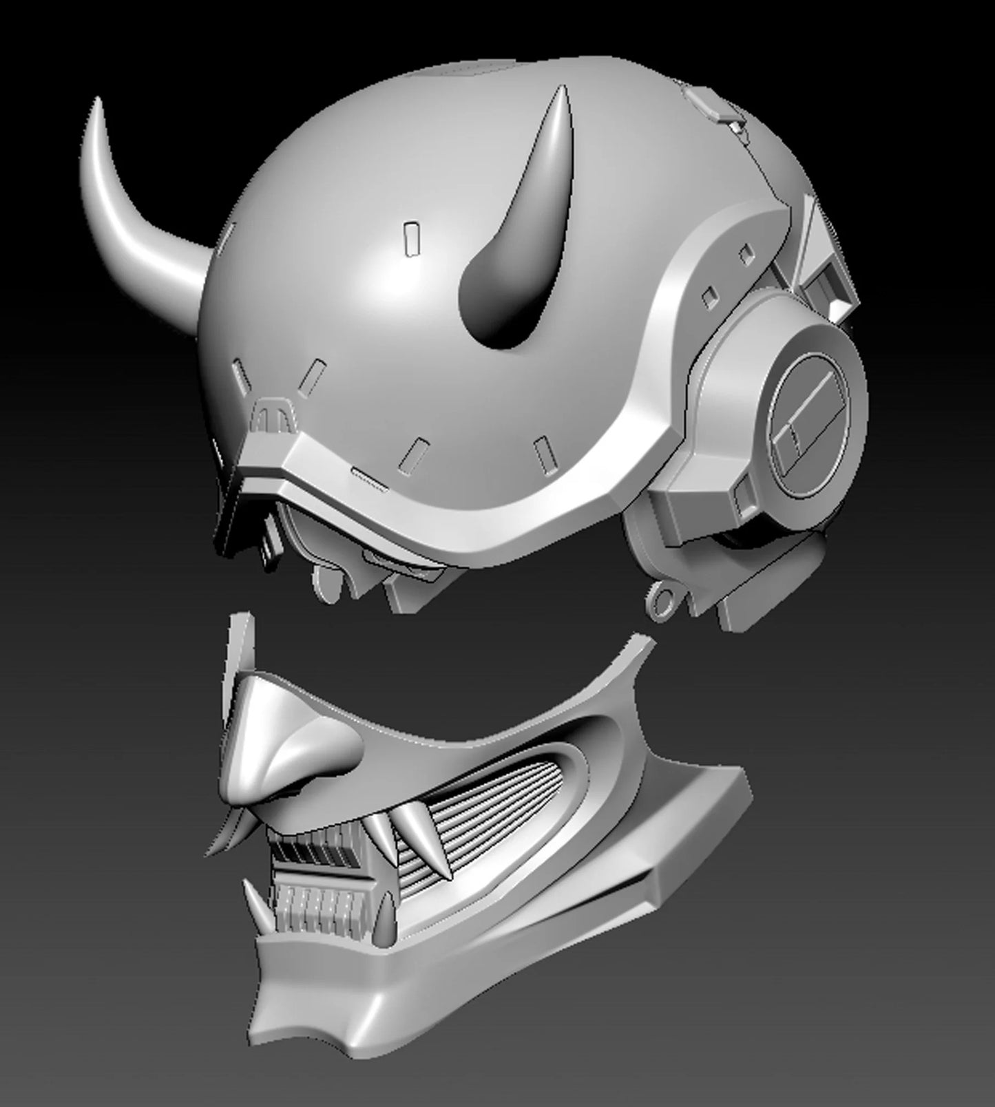 Halo Yokai Cosplay Helmet
