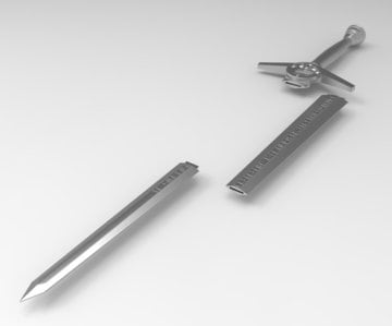 Prop Sword from The Witcher video games and Netflix show