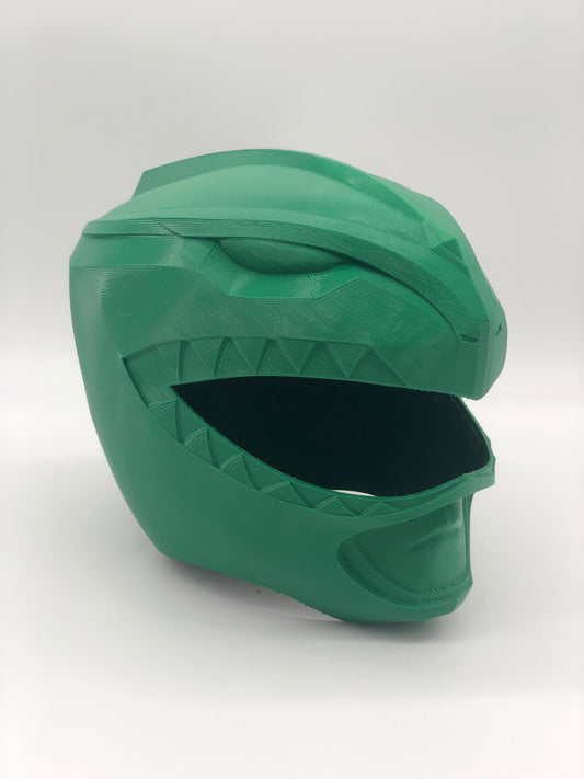 Green Power Rangers Cosplay Helmet