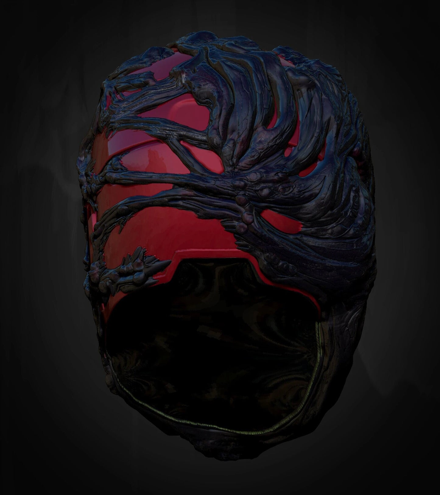 Venomized Iron Man Concept Cosplay Helmet