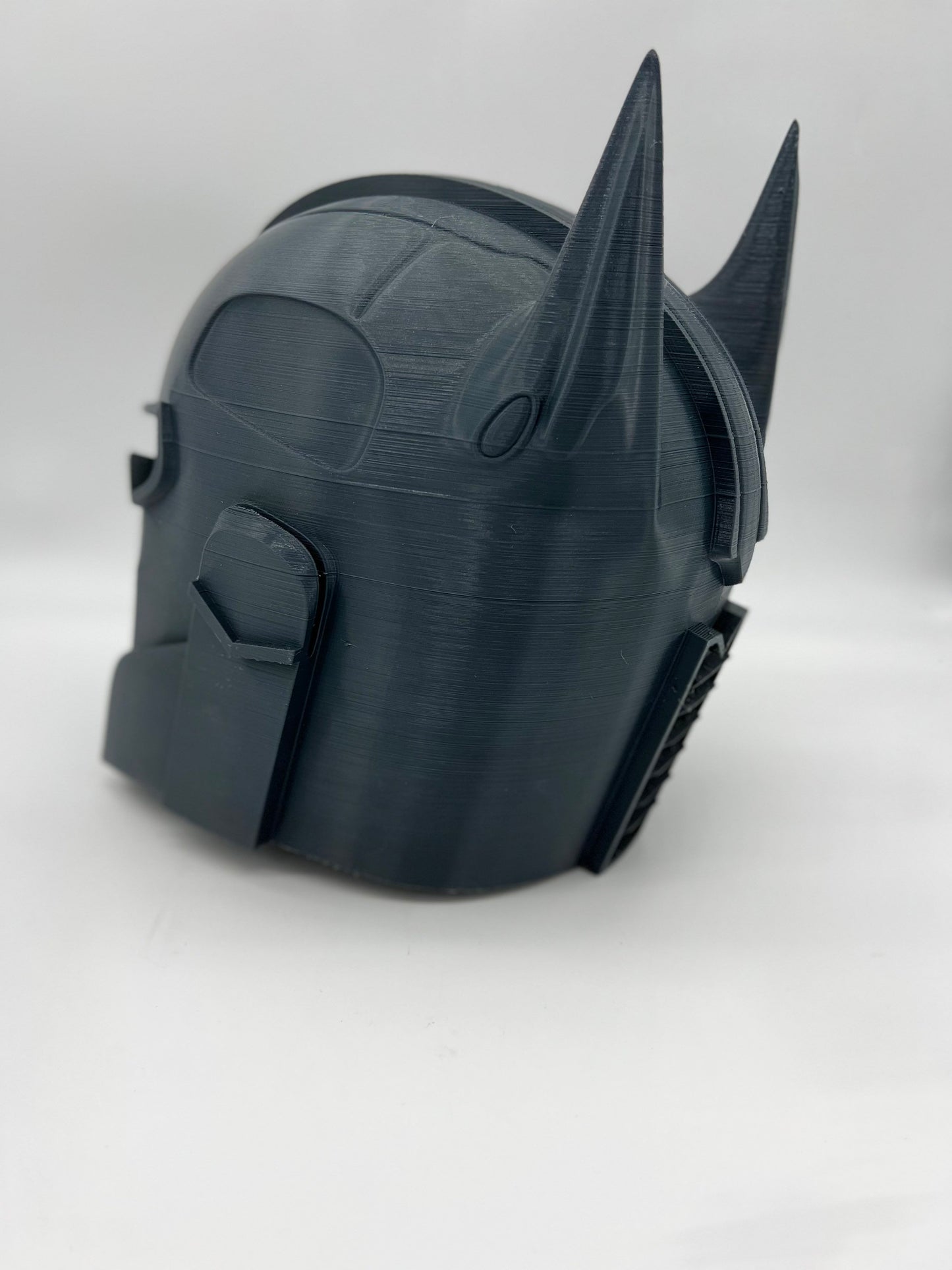 Bat-Mandalorian Mash-up Concept Cosplay Helmet