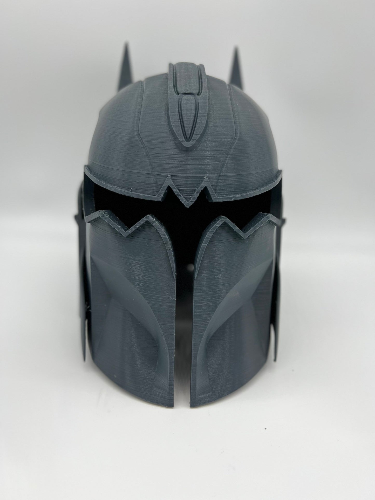 Bat-Mandalorian Mash-up Concept Cosplay Helmet