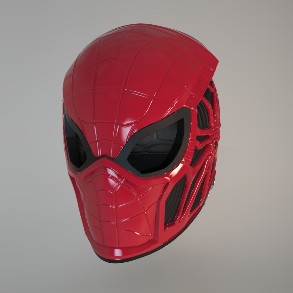 AI SpiderMan Cosplay Helmet