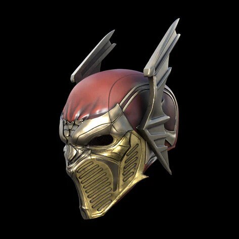 Red Death Cosplay Helmet