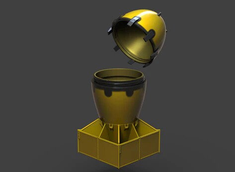 Oppenheimer Atom Bomb Container