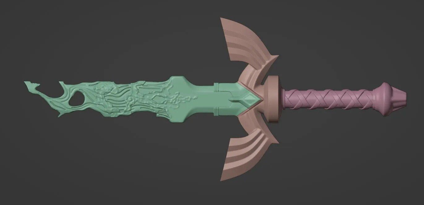 Broken Master Sword Display