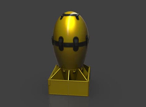 Oppenheimer Atom Bomb Container