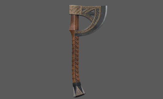 Dwarven LOTR Concept Cosplay Axe