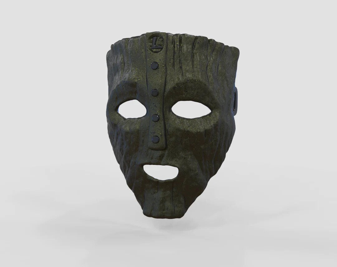 Loki Wooden Cosplay Mask
