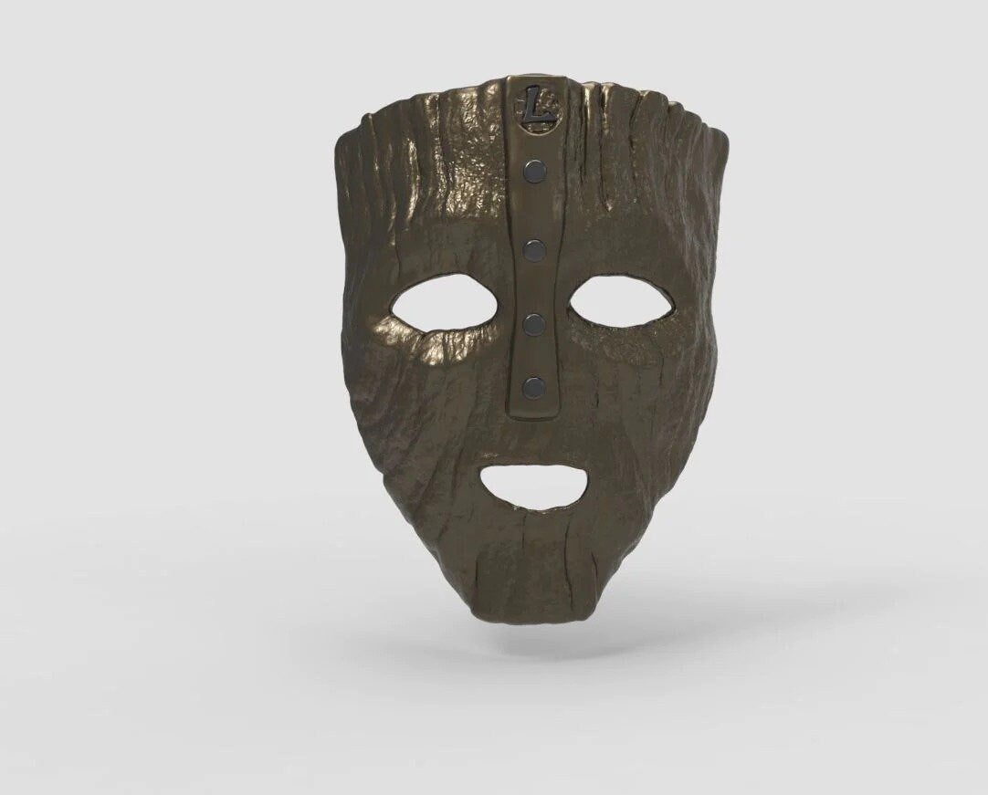 Loki Wooden Cosplay Mask