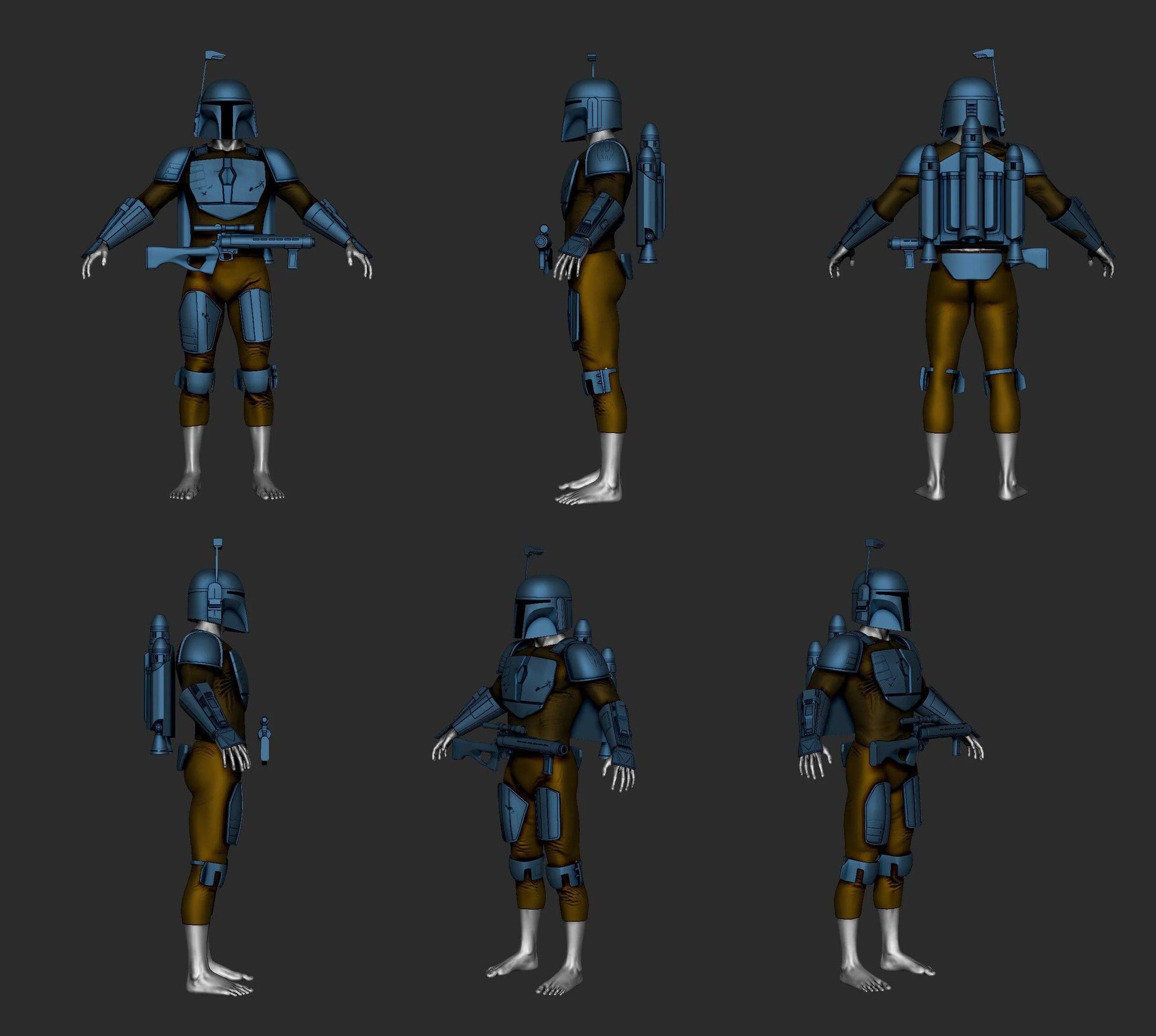 Mandalorian Death Watch Cosplay Armor