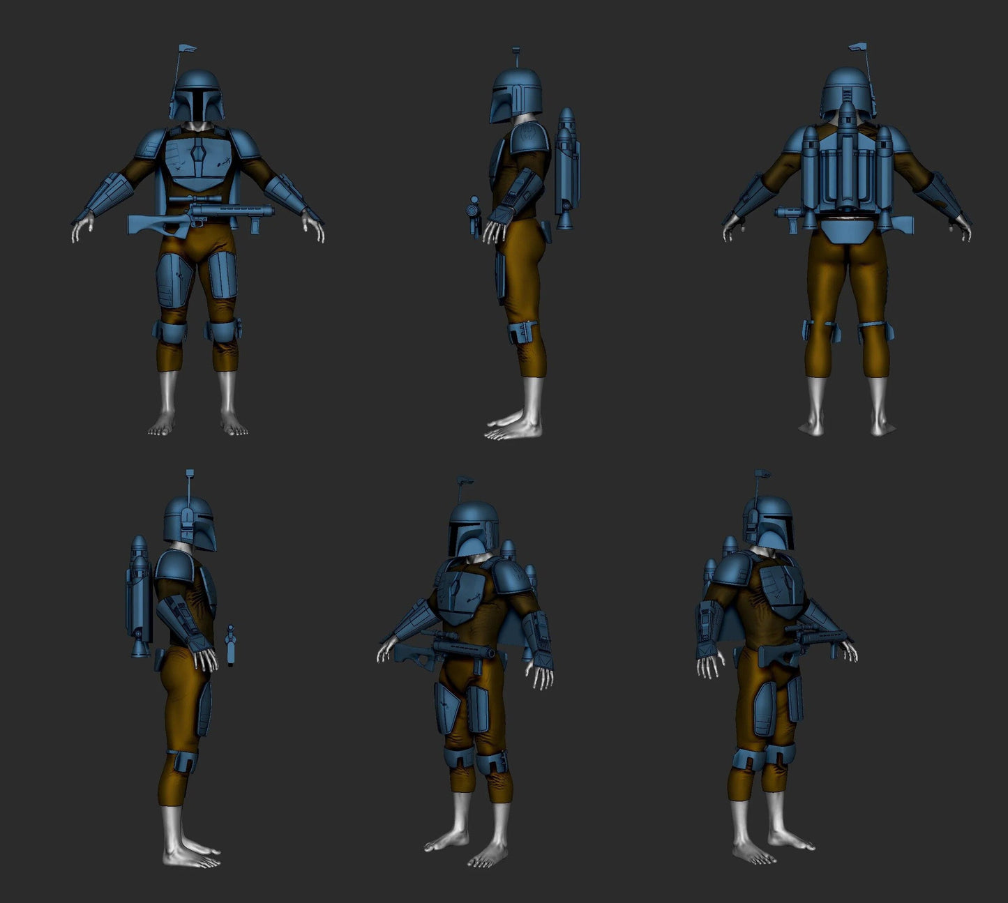 Mandalorian Death Watch Cosplay Armor