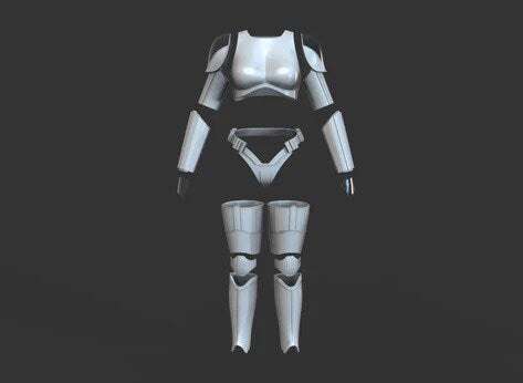 Female Stormtrooper Cosplay Armor