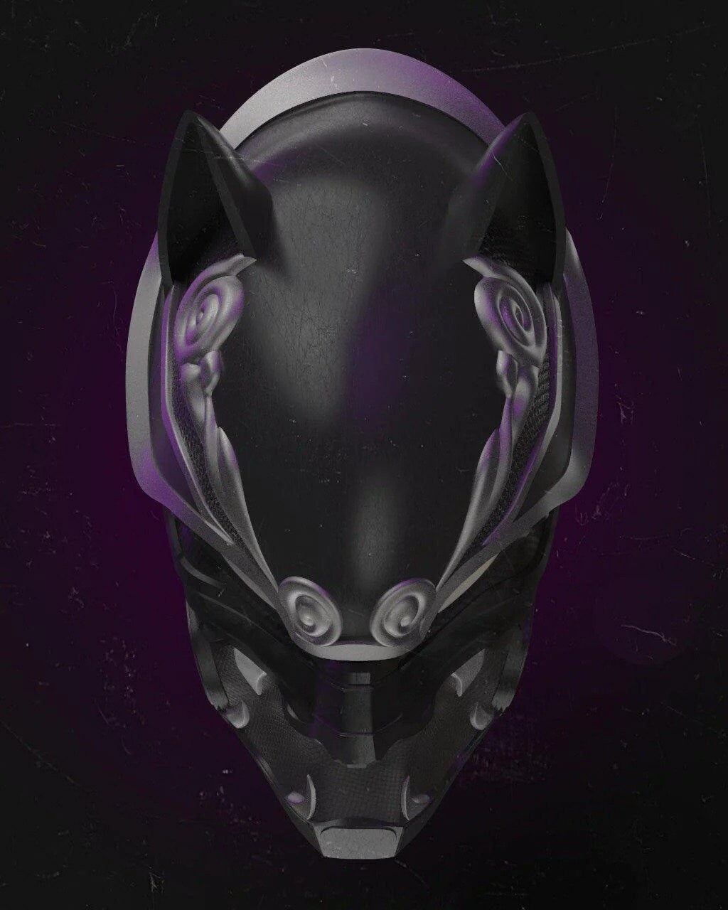 Shinobi Black Panther Cosplay Helmet