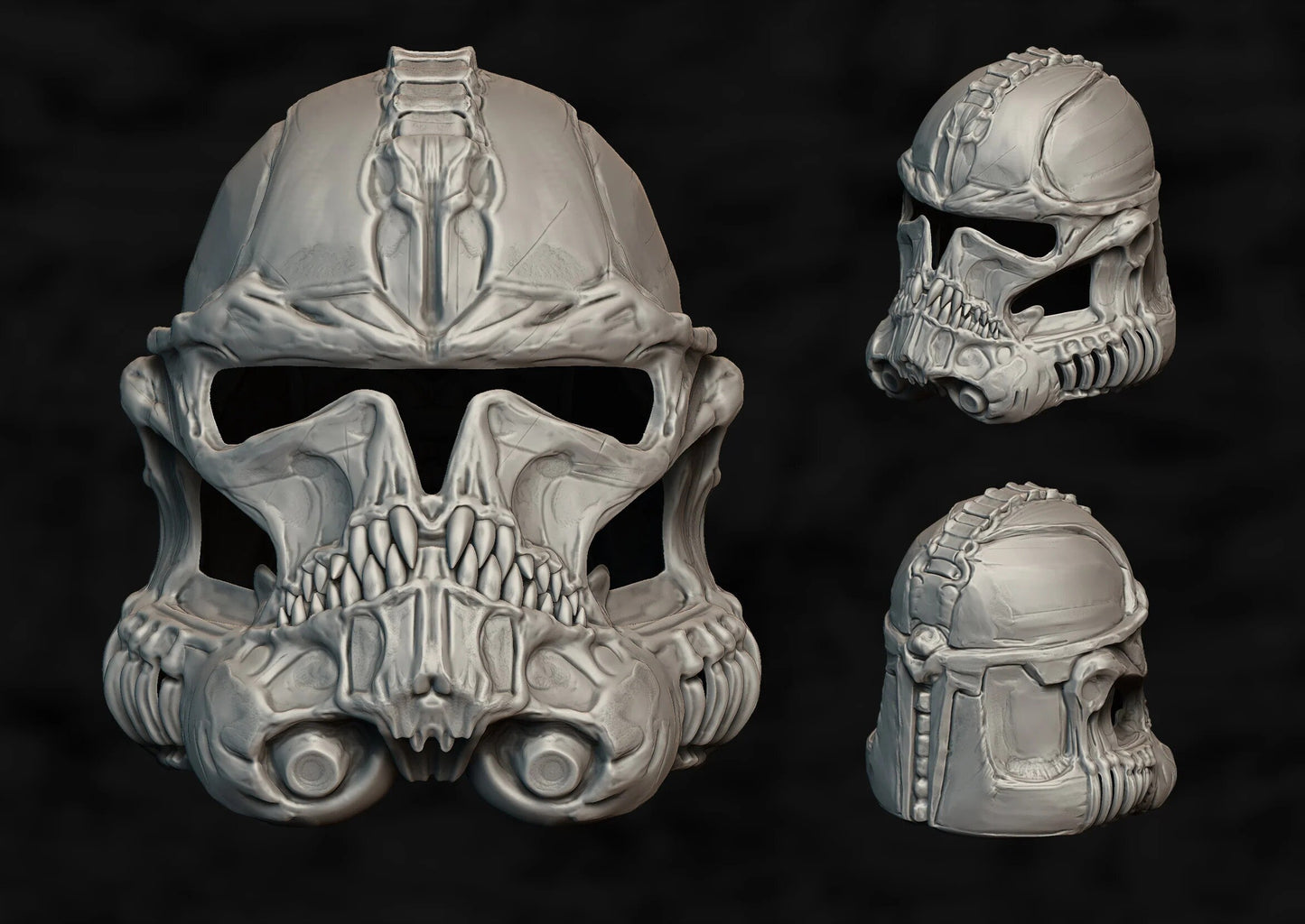 Clone Trooper Skull Concept Cosplay Helmet