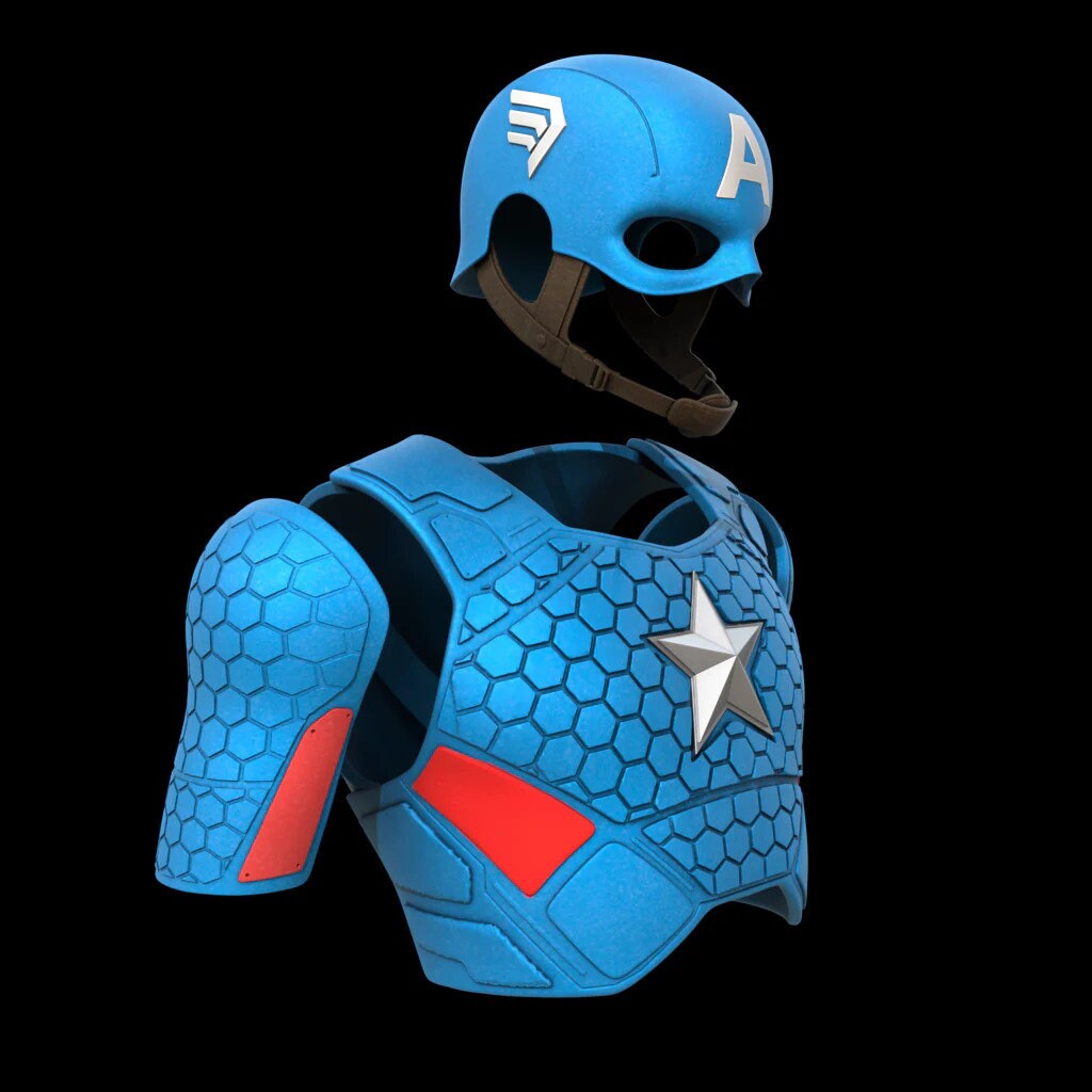 Captain America Cosplay Armor