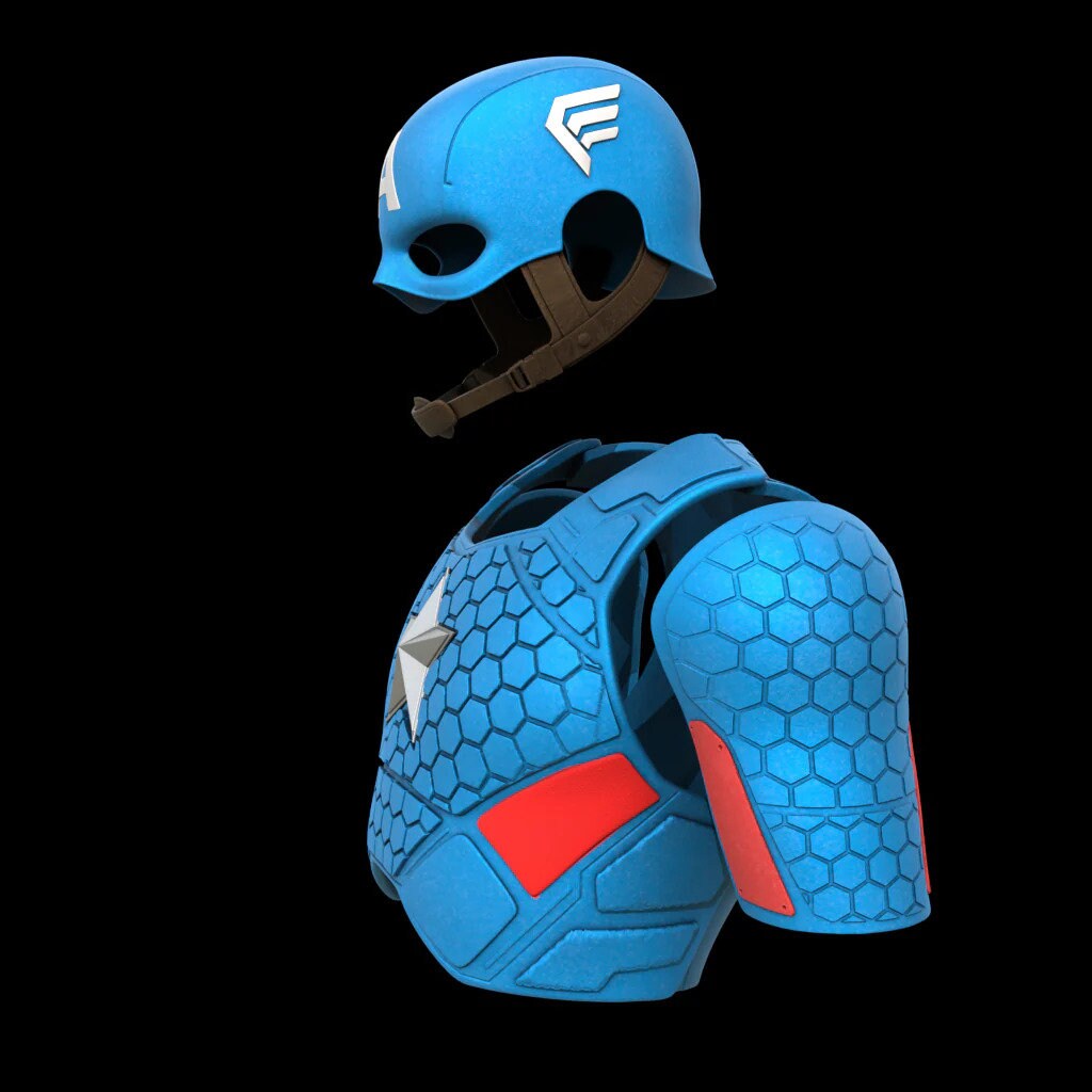 Captain America Cosplay Armor