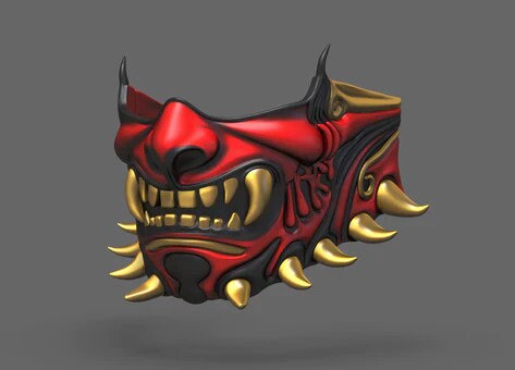 Wolverine Oni Cosplay Mask