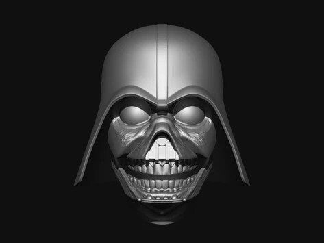 Creepy Vader Concept Cosplay Helmet