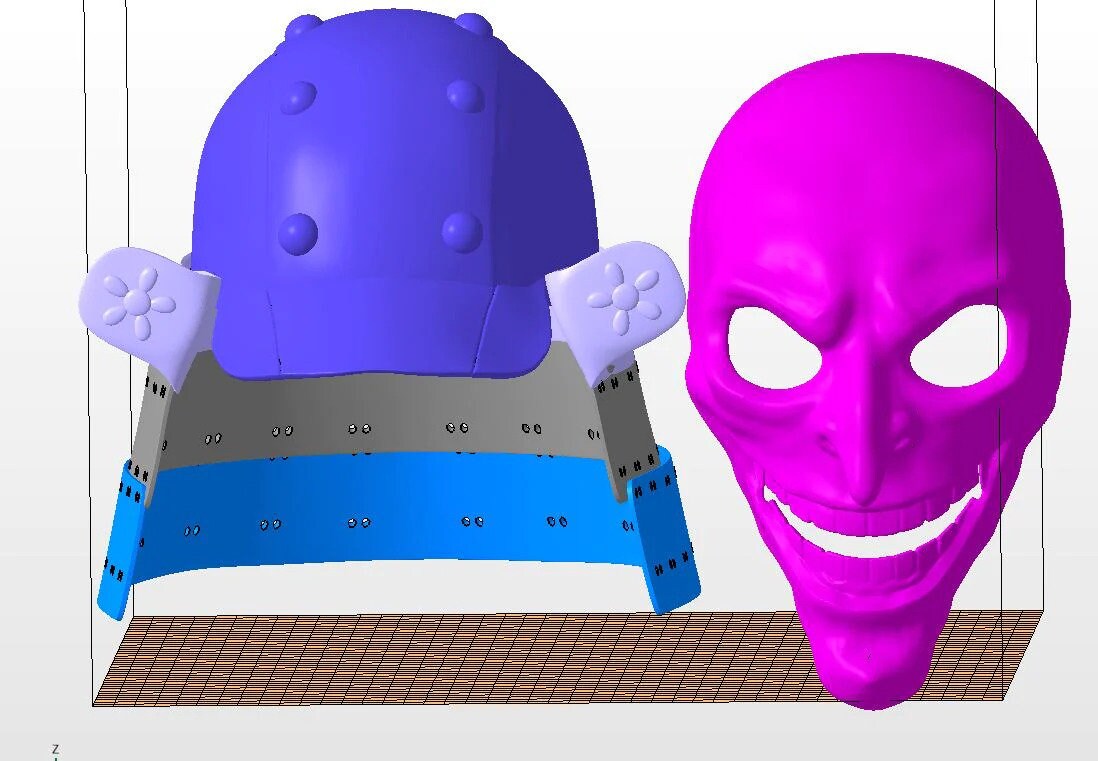 Samurai Joker Cosplay Helmet