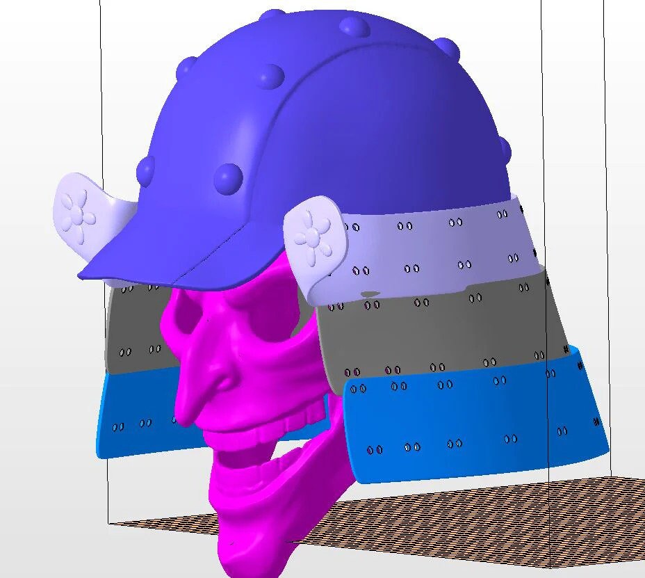 Samurai Joker Cosplay Helmet