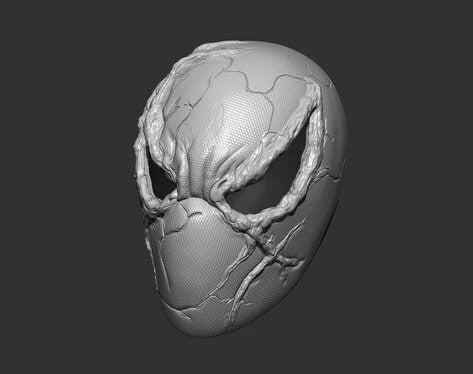 Spiderman Lava Concept Cosplay Helmet