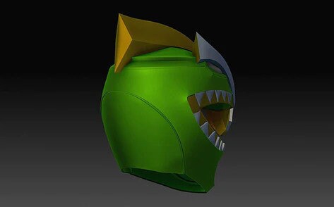 New Green Ranger Cosplay Helmet