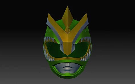 New Green Ranger Cosplay Helmet