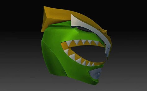 New Green Ranger Cosplay Helmet