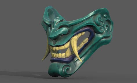 Majin Mempo Cosplay Mask