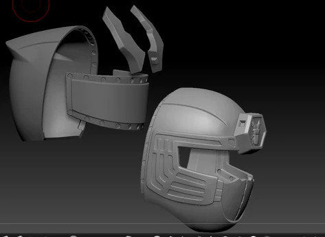 Navy Thunder Ranger Cosplay Helmet