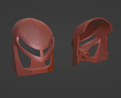 Green Bionicle Cosplay Helmet