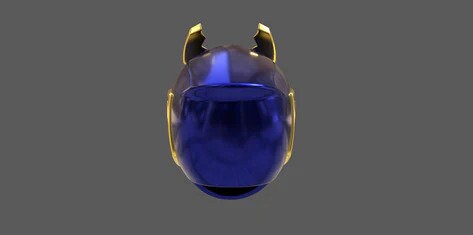 Navy Thunder Ranger Cosplay Helmet