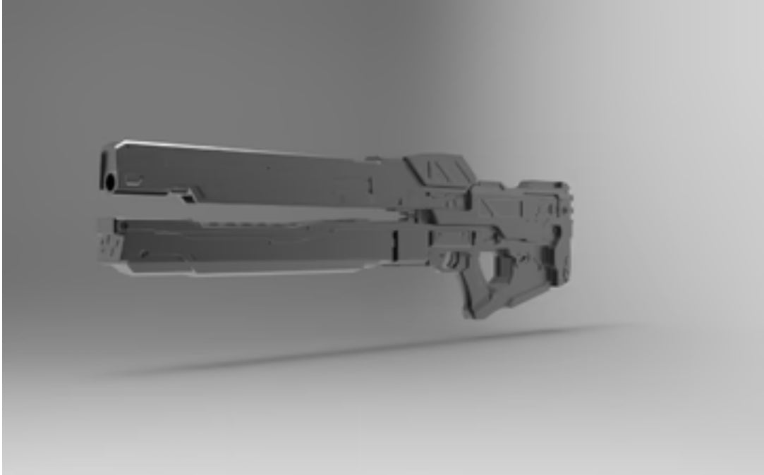Halo Railgun Full Size Prop