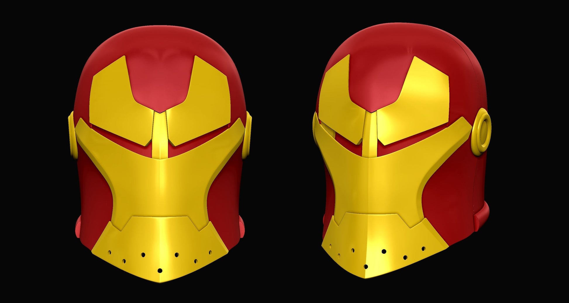 Medieval Iron Man Concept Cosplay Helmet