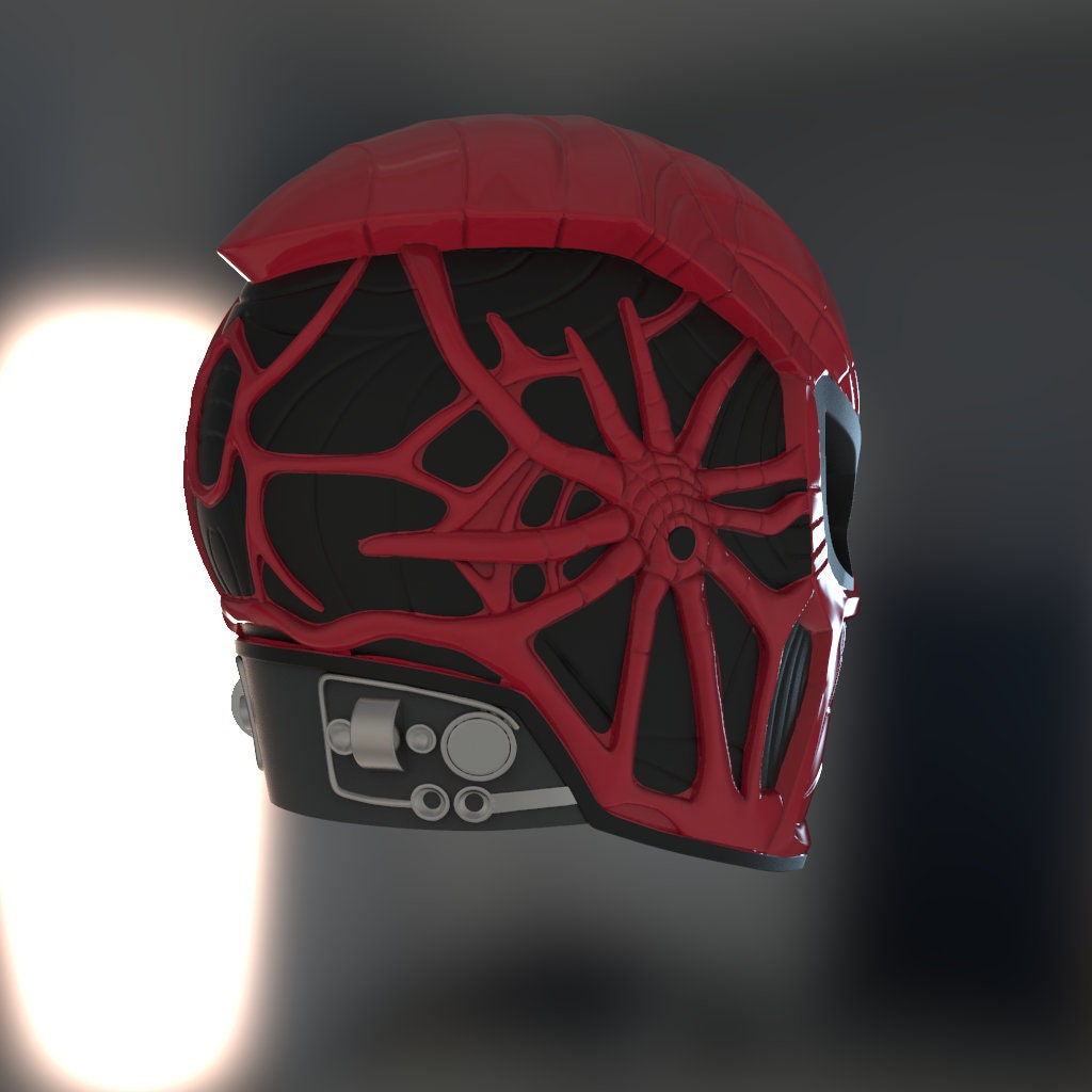 AI SpiderMan Cosplay Helmet