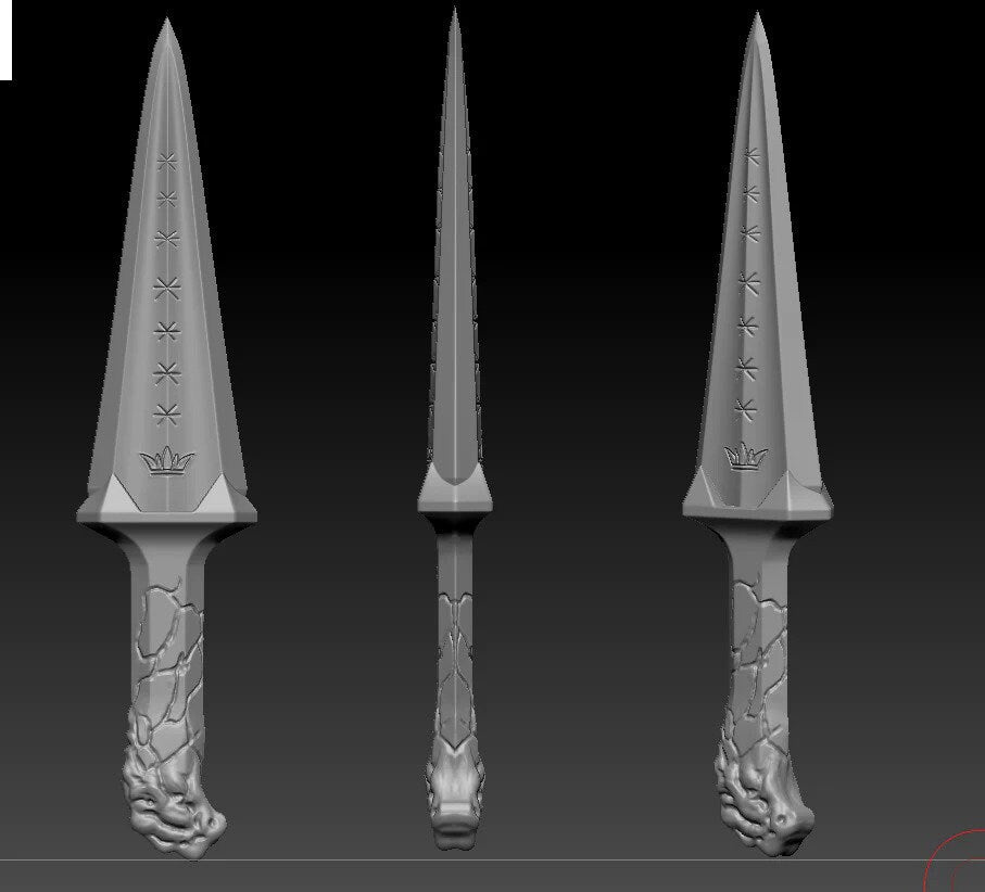 Dwarven LOTR Concept Cosplay Knife