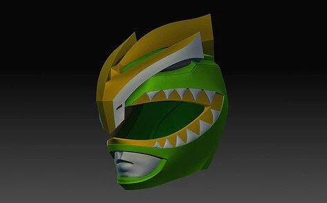 New Green Ranger Cosplay Helmet