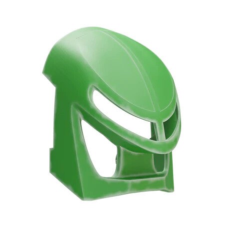 Green Bionicle Cosplay Helmet